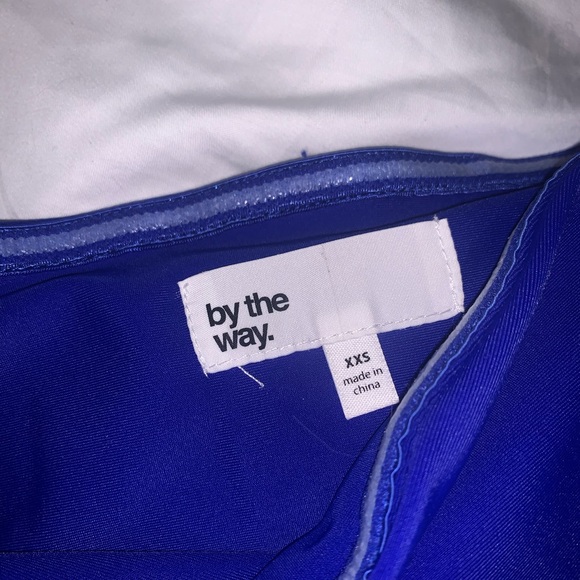 Revolve - by the way. Brooke Tube Top Cobalt Blue - Picture 6 of 6